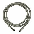 Danco Supply Line Hose, Flexible, 1/4in Inlet, Compression Inlet, 1/4in Outlet, Compression Outlet, 60in L 59736